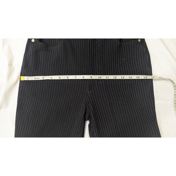 Vintage VERSACE Jeans Couture High-Waisted Pinstripe Pants 70s/80s - Picture 9 of 10